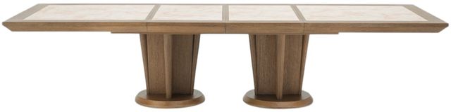 Michael Amini® Portrait Sienna Brown Wide Rectangular Dining Table-2