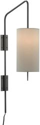 Currey & Company Tamsin Off-White/Oil Rubbed Bronze Wall Sconce-1