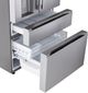 LG 36” 28.6 Cu. Ft. PrintProof™ Stainless Steel 4 Door French Door Refrigerator with Full Convert Drawer-5
