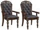 Homelegance® Adelina 2-Piece Brown-Cherry Arm Chair Set-0
