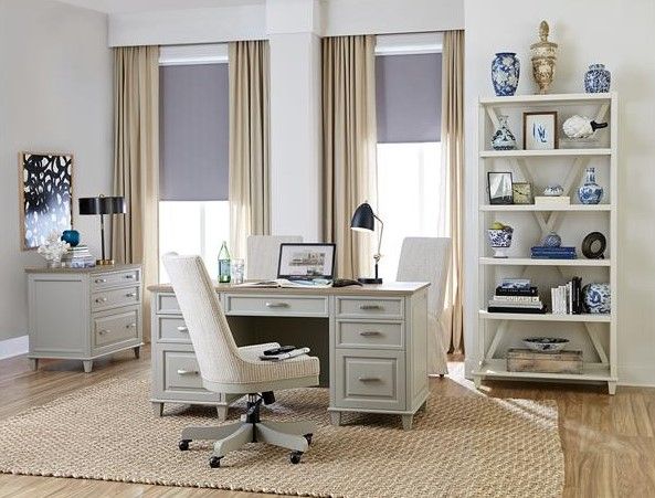 Riverside Furniture Osborne Gray Skies/Timeless Oak Lateral File Cabinet-2