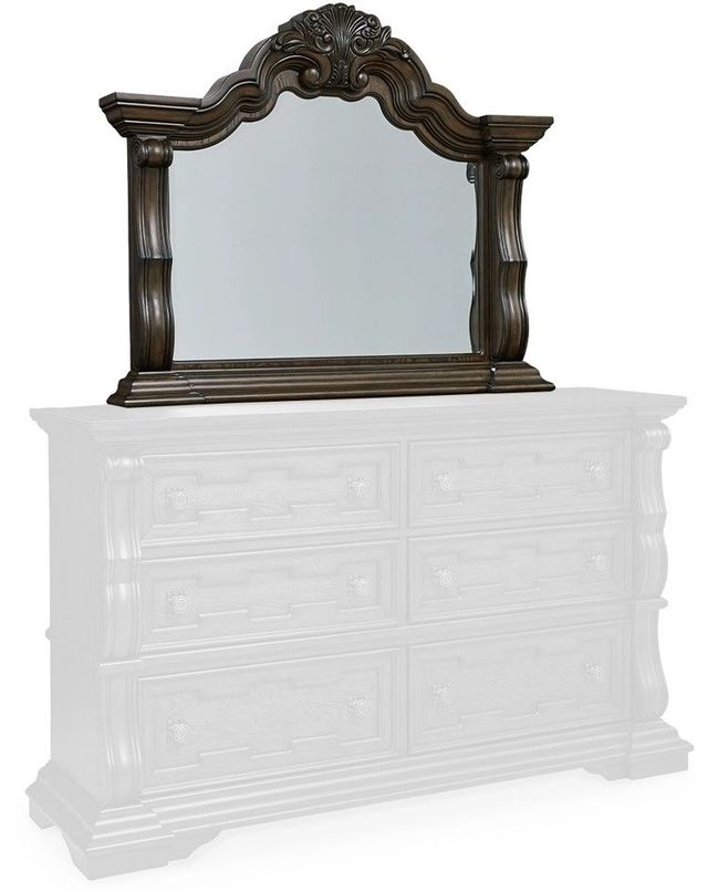 Signature Design by Ashley® Maylee Dark Brown Bedroom Mirror-2