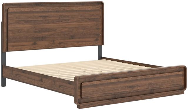 Signature Design by Ashley® Hollinaze Walnut Brown King Panel Bed-0