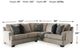 Signature Design by Ashley® Bovarian 2-Piece Stone L-Shape Sectional Sofa-1