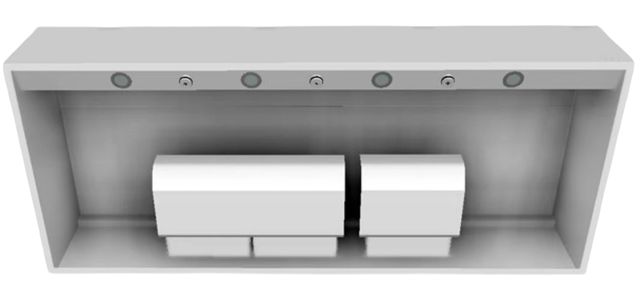 Vent-A-Hood® 60" White Wall Mounted Range Hood-3