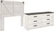 Signature Design by Ashley® Shawburn 2-Piece Whitewash Queen Panel Headboard Bed Set-0