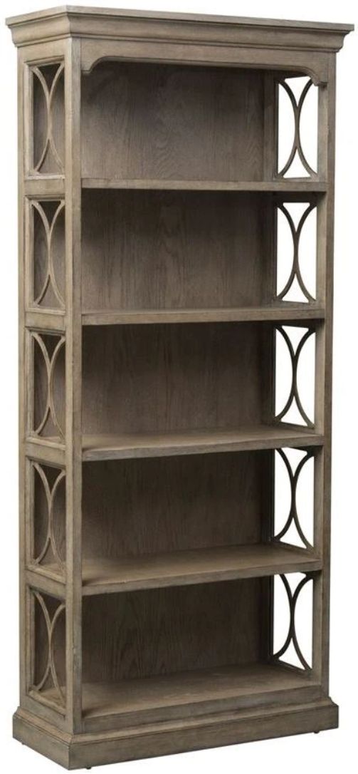 Liberty Furniture Simply Elegant Heathered Taupe Bookcase-0