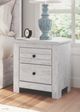 Signature Design by Ashley® Fenderport Whitewash 2-Drawer Nightstand-1