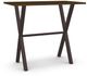 Amisco Customizable Alex Walnut Veneer Bar Table-0