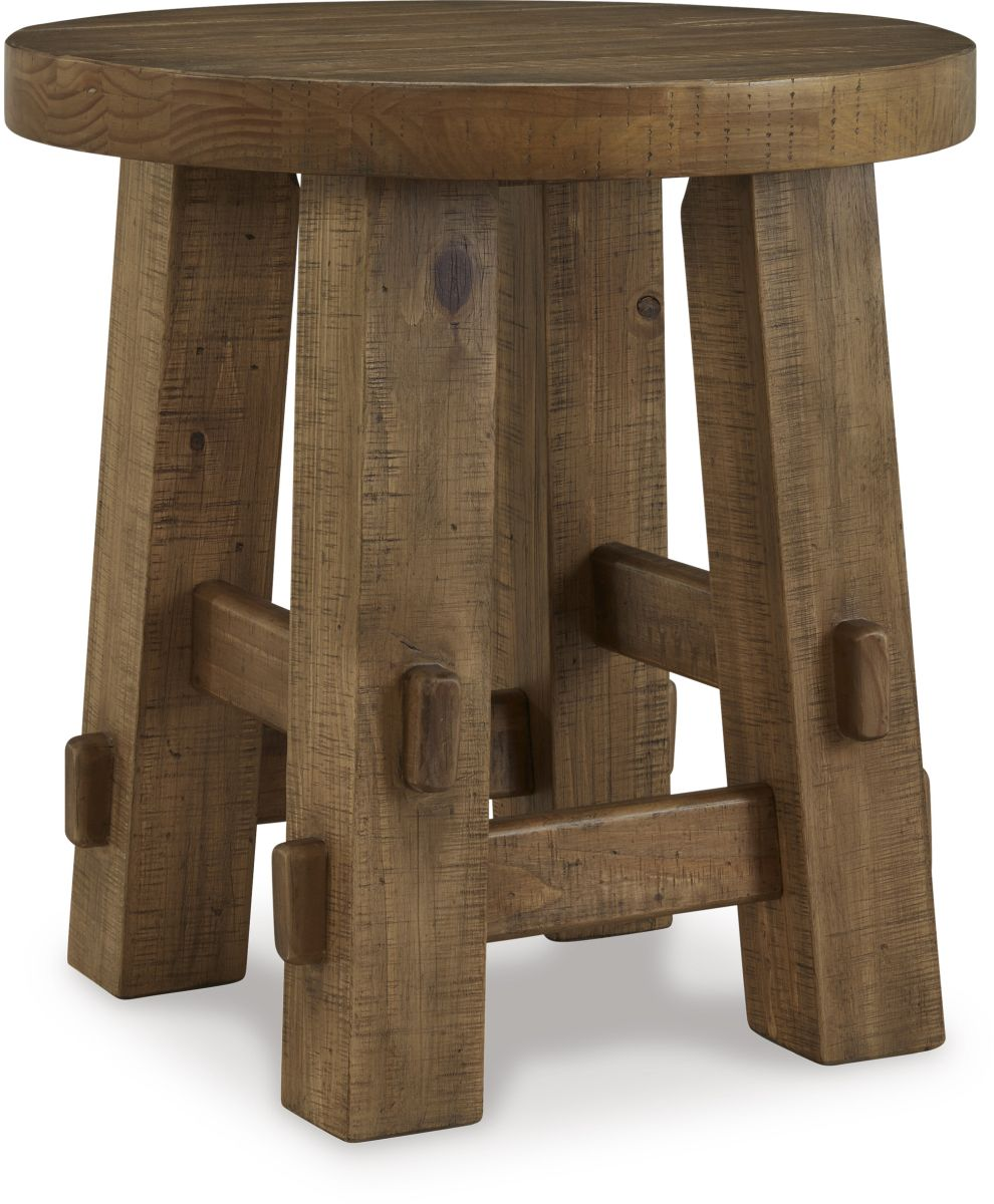 Mackifeld End Table - Warm Brown