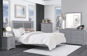 Mazin Furniture Seabright Gray Dresser-3