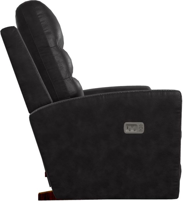 La-Z-Boy® Liam Espresso Leather Power Rocking Recliner with Headrest-2