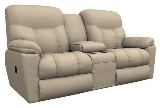 La-Z-Boy® Morrison Porcelain Manual Reclining Loveseat with Console-0
