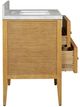 Currey & Company Santos 28" Sea Sand Vanity with Rectangular Undermount Sink-5