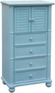 Cottage Creek Furniture Beachfront Ocean Blue Gentleman's Chest-0