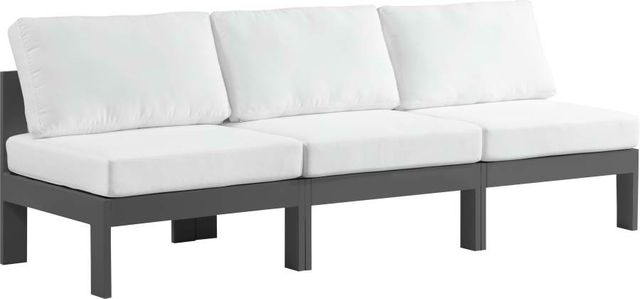 Meridian Furniture Nizuc White Outdoor Patio Modular Sofa-0