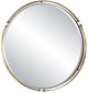 Uttermost® Wesley Antique Brass Round Mirror-2