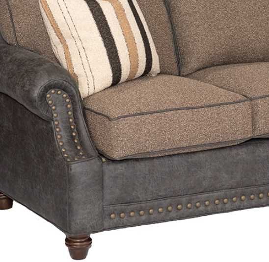 Marshfield Furniture Cornell Brown/Gray Twin Sleeper Sofa-1