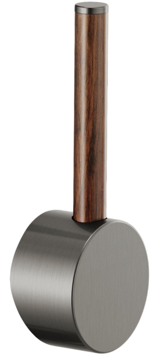 Brizo Odin® Brilliance® Luxe Steel™ with Wood Accent Bar Faucet Wood Lever Handle Kit-0