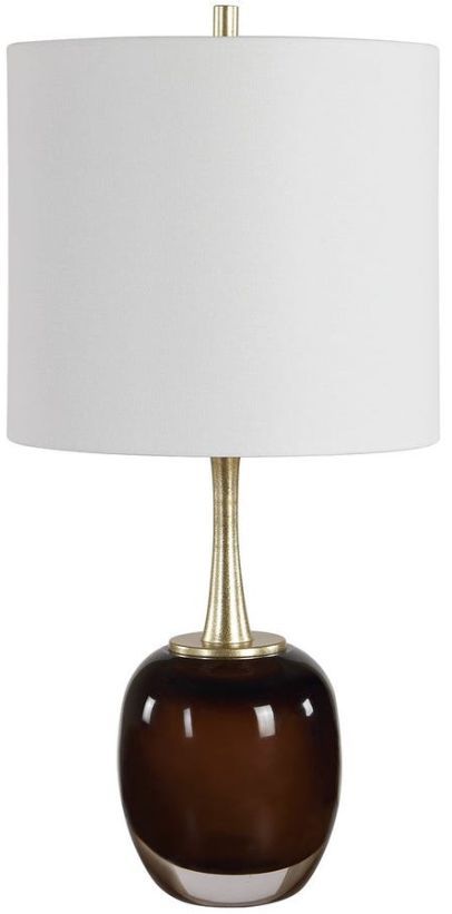 Uttermost® Vannett Dark Amber Table Lamp-0