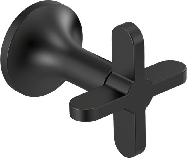 Brizo Jason Wu Matte Black Wall Mount Tub Filler Cross Handles-0