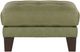 Leather Italia™ Cambria Vaughn Green Clover Ottoman-0