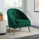 Elements International Trinity Emerald Accent Chair-1