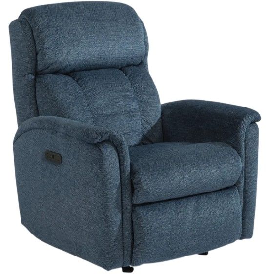 Flexsteel® Customizable Luna Power Rocking Recliner with Power Headrest-3