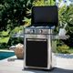 ENO ENOSIGN 65 Black and Stainless Steel Griddle Cart-3