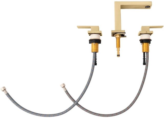 ZLINE Palisades Champagne Bronze Modern Widespread Bath Faucet-2