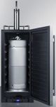 Summit® 2.9 Cu. Ft. Stainless Steel Beer Cooler/Kegerator-3