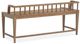 Magnussen Home® Lindon Belgian Wheat Arm Bench with Low Back-2