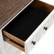 Furniture of America® Hampstead White/Dark Brown Nightstand-4