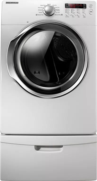 Samsung 7.3 Cu. Ft. Neat White Front Load Gas Dryer-1