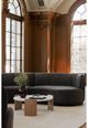 Moe's Home Collection Dala White Coffee Table with Oak Base -4