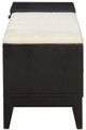 ACME Furniture Boyet Black/Cream Bench-3