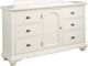 Elements International Brookpine White Dresser-0