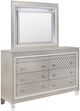Global Furniture USA Paris 4-Piece Champagne King Panel Bedroom Set-2