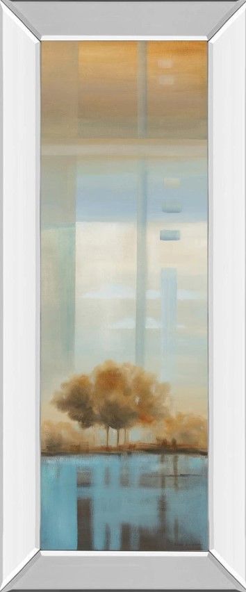 Classy Art Window on the Word Il by Carol Robinson Mirror Framed Wall Art-0
