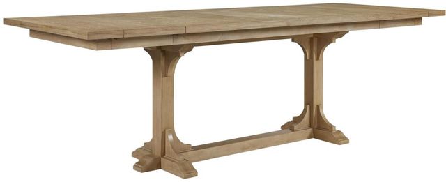 Bernards Tarrington Cashew Counter Trestle Dining Table-0