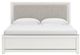 Signature Design by Ashley® Zuraleus White King Upholstered Panel Bed-2