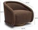 TOV Furniture Rory Chocolate Brown Swivel Accent Chair-2