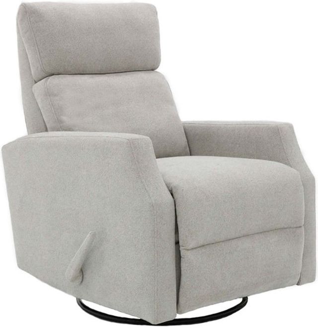 BarcaLounger® Kinsley Chole Cement Manual Swivel Glider Recliner-0