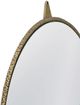 Bassett Mirror Ezra Antique Brass Wall Mirror-2