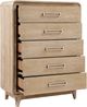 Mazin Furniture Wilshire Natural Oak Chest-2