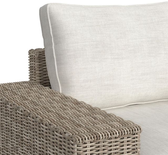 Elements International Carmona 4-Piece Beige/Natural Olefin/Wicker Outdoor Conversational Set-4