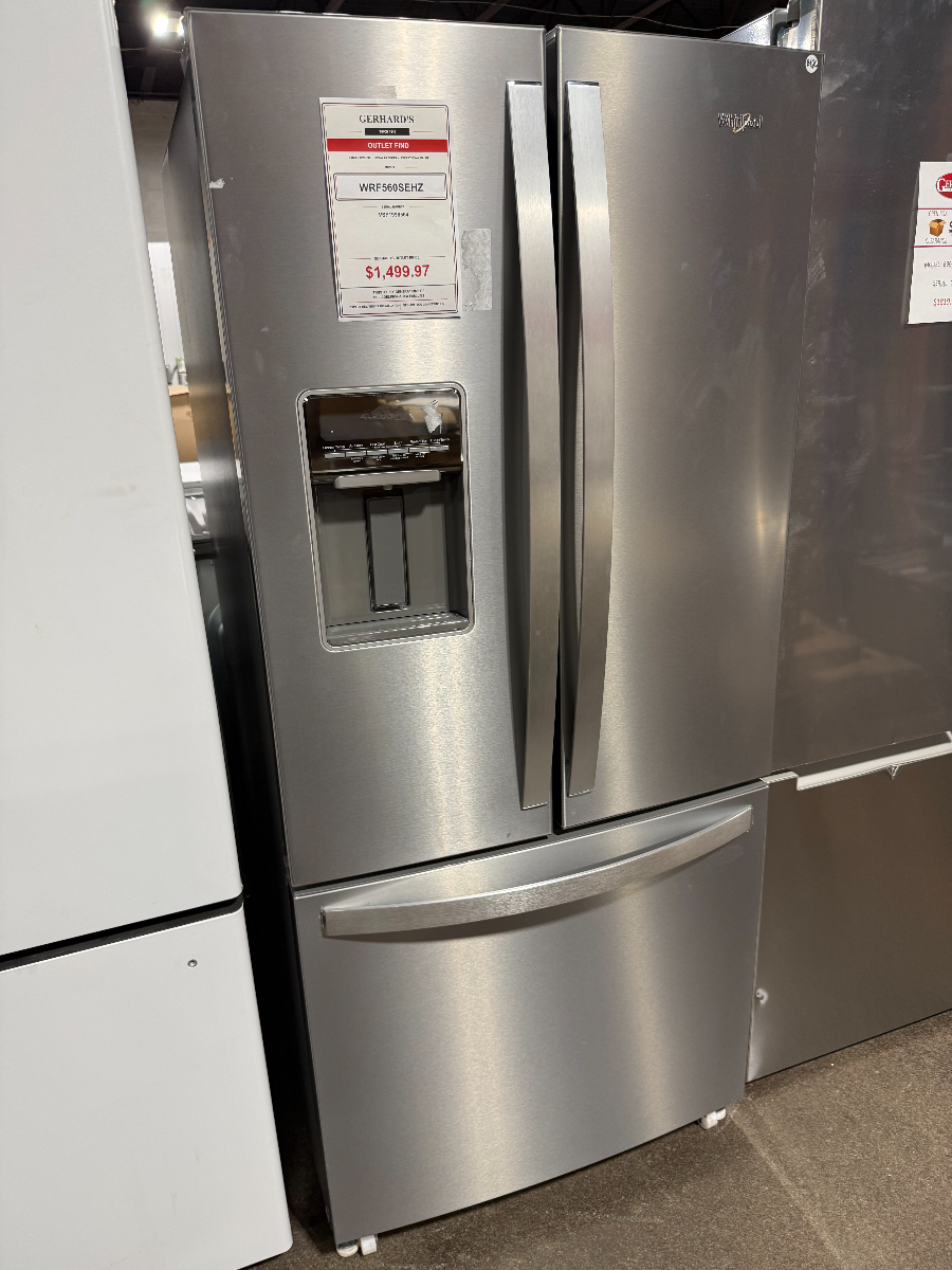 Whirlpool® 30" 19.0 Cu. Ft. Fingerprint Resistant Stainless Steel French Door Refrigerator