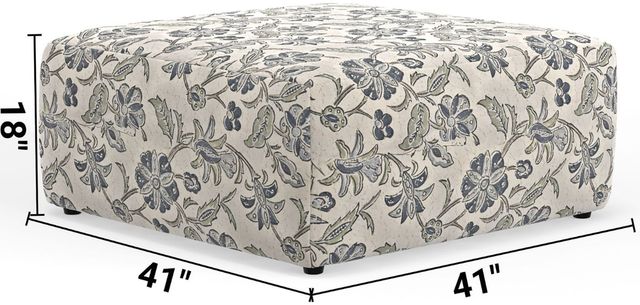 Jackson Furniture Stockbridge Denim Cocktail Ottoman-3