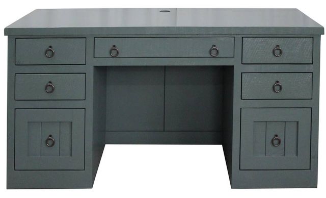 American Heartland Manufacturing Rustic Double Pedestal Desk-0