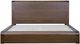 Modus Furniture Totes English Walnut Full Platform Panel Bed-4